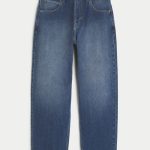 Washed Black Skater Baggy Jeans - dark