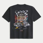 Boxy Oracle Red Bull Racing Graphic Tee - faded black