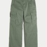 Super Baggy Cargo Pants - olive