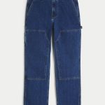 Olive Loose Jeans - dark carpenter
