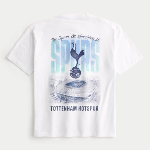 Oversized Arsenal Graphic Tee - white