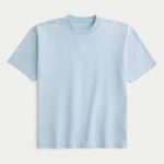 Heavyweight Boxy Crew T-Shirt - washed light blue