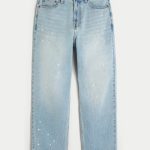 Dark Wash Baggy Painter Jeans - light