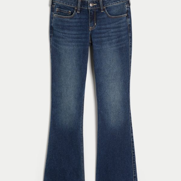 Low-Rise Boot Jeans - dark