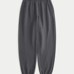 Hollister Feel Good Fleece Dad Joggers - dark grey