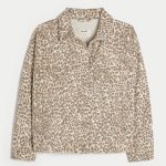 Denim Jacket - leopard print