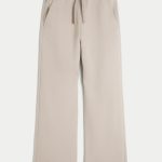 Bootcut Sweatpants - dark tan