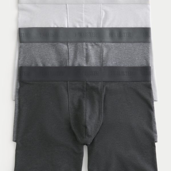 Longer-Length Boxer Brief 3-Pack - multi grey