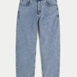 Washed Black Skater Baggy Jeans - medium