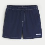Mid-Thigh Volley Swim Trunks - navy