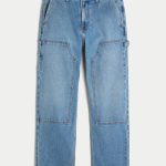 Olive Loose Jeans - medium
