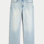 Dark Wash Baggy Painter Jeans - light