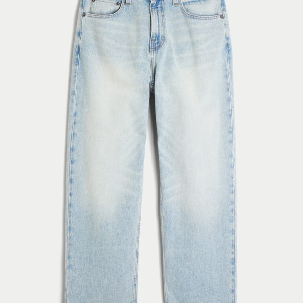 Dark Wash Baggy Painter Jeans - light