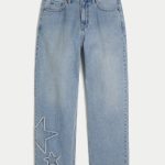 Dark Wash Baggy Painter Jeans - light
