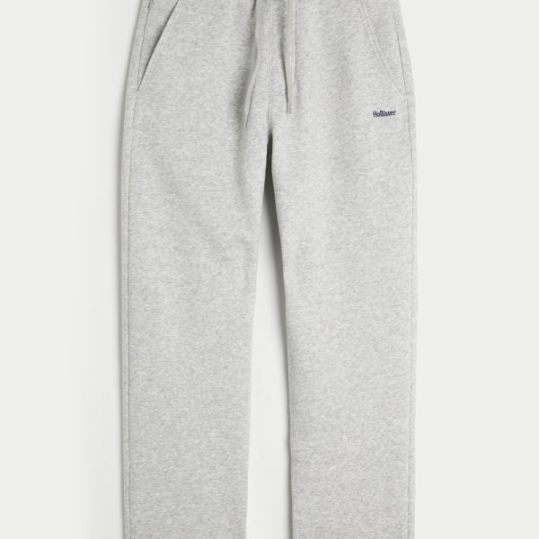 Relaxed Logo Sweatpants - heather gray