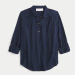 Easy Icon Popover Shirt - navy dd
