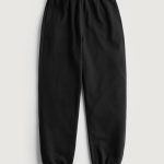 Hollister Feel Good Fleece Dad Joggers - black