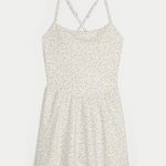 Gilly Hicks Active Strappy Back Dress - white floral