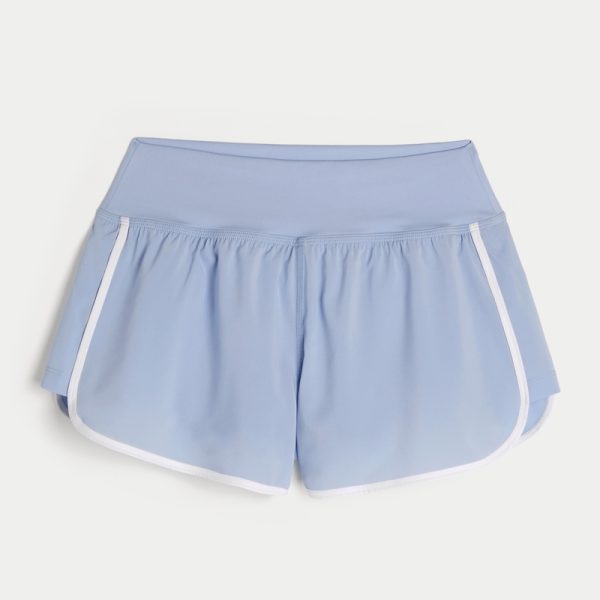 Gilly Hicks Active Tipped Running Shorts - powder blue