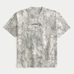 Boxy Heavyweight Leopard Print Dodge Hellcat Graphic Tee - cream camo