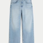 Medium Wash Super Baggy Jeans - medium light